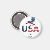 ハッピー・インディペンデンスの日7月4日 マグネット (正面/裏面)