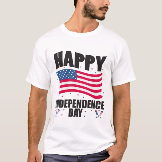 ハッピー・インディペンデンスの日 Tシャツ (正面)