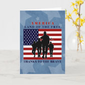 ハッピー・インディペンデンス・デイ・グリーティング・カード カード (黄色い花)