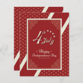 ハッピー・インディペンデンス・デイ・レッド シーズンカード (正面/裏面)