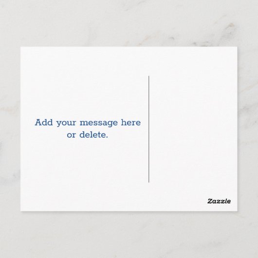 ハッピー・インディペンデンス・デイ、明るい色 ポストカード (裏面)