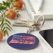 ハッピー・インディペンデンス・デー キーホルダー (側面)