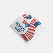 ハッピー・インディペンデンス・デー スタンダードカクテルナプキン (角)