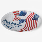 ハッピー・インディペンデンス・デー ペーパープレート (アングル)