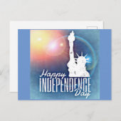 ハッピー・インディペンデンス・デー ポストカード (正面/裏面)