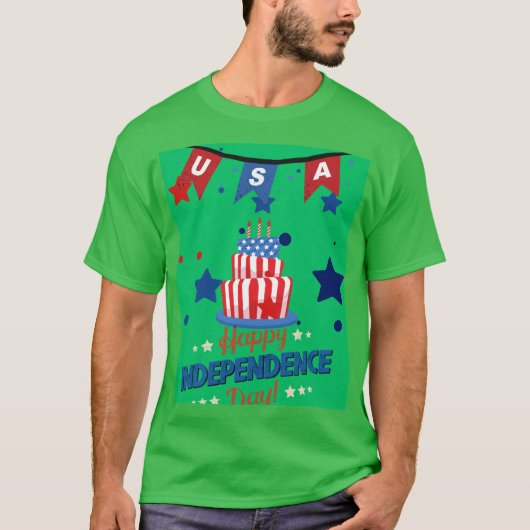 ハッピー・インディペンデンス・デー Tシャツ (正面)
