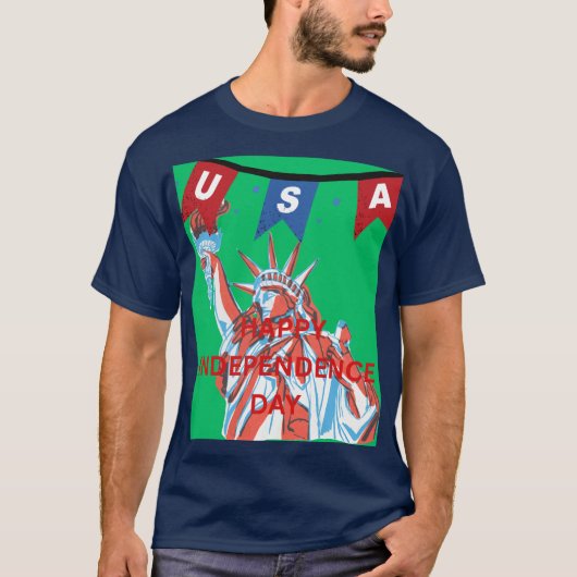 ハッピー・インディペンデンス・デー Tシャツ (正面)
