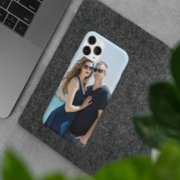 ハッピー カップル 写真 パーソナライズ iPhone 15 PLUSケース