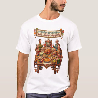ハッピー・カナダ・サンクスギビング Tシャツ
