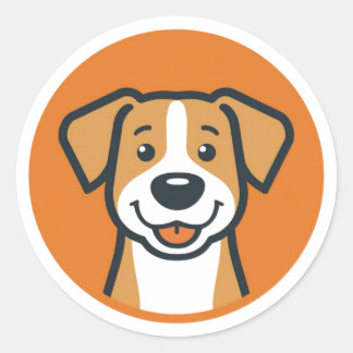 ハッピー・カニン・サークル ラウンドシール