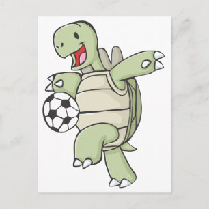 ハッピー・カメ遊のサッカー ポストカード