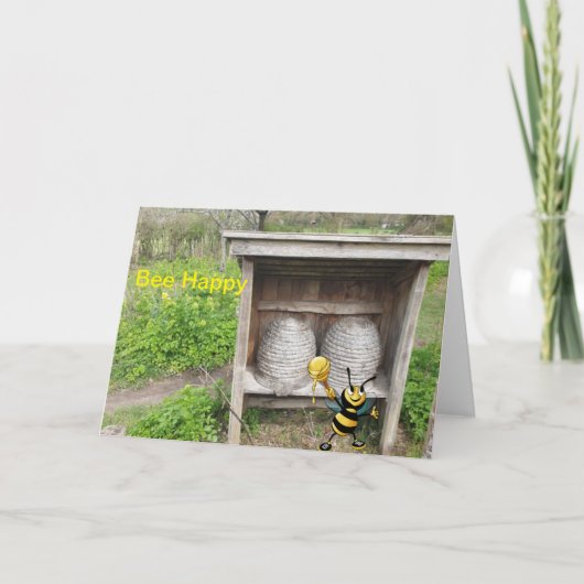 ハッピー。カー空白のド サンキューカード (正面)