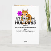 ハッピー・ガーディアン・エンジェル・デー | (アフリカ系アメリカ人) カード (裏面)