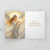 ハッピー・ガーディアン・エンジェル・デー | (コーカサス人) カード (内部)