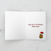 ハッピー・クリスマス・ポテト シーズンカード (内部)