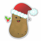 ハッピー・クリスマス・ポテト シール (正面)