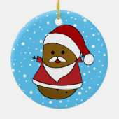 ハッピー・クリスマス・ポテト セラミックオーナメント (裏面)