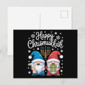 ハッピー クリスマッカ ノーム メノラー ハヌカ クリスマス (正面/裏面)