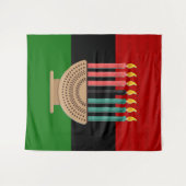 ハッピー・クワンザァ タペストリー (正面(横))