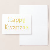ハッピー・クワンザァ 箔カード (ディスプレー)