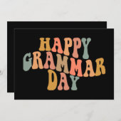 ハッピー・グラマー・デイ・レトロ・ウェイビー シーズンカード (正面/裏面)