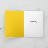 ハッピー·グランドパレンツ·デイ·イエロー·チューリップ シーズンカード (内部)