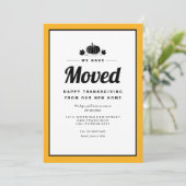 ハッピー・サンクシビング・ホリデー・ムービング・アナウンス 招待状 (スタンド正面)