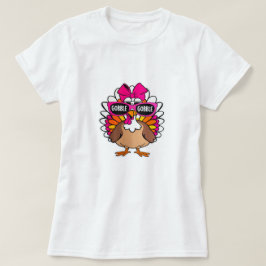 ハッピー・サンクスギビング ゴブール・ターキー・デイ Tシャツ