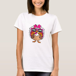 ハッピー・サンクスギビング ゴブール・ターキー・デイ Tシャツ