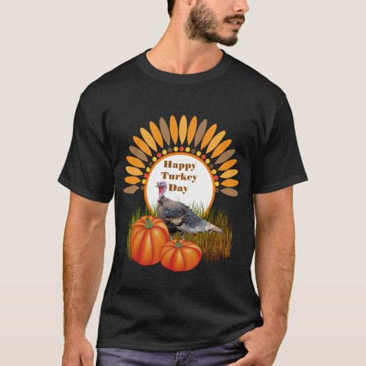 ハッピー・サンクスギビング・デイ Tシャツ (正面)
