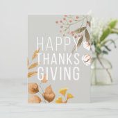 「ハッピー・ザンクシビング」青色の植物をカスタマイズ可能 シーズンカード (スタンド正面)