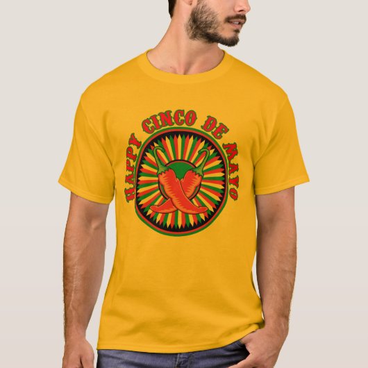 ハッピー シンコ デ マヨ Tシャツ (正面)