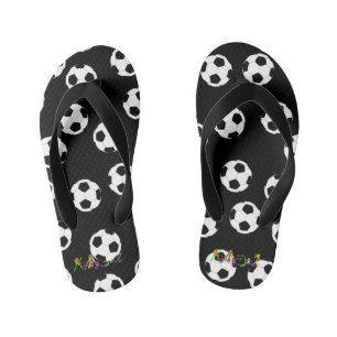ハッピー·ジュール·カンパニーによるサッカー キッズビーチサンダル