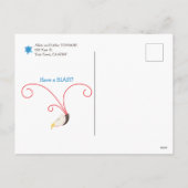 ハッピー・ジュー・イヤー　ロシュ・ハシャナー　ホリデー・カード シーズンポストカード (裏面)