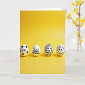 ハッピー・ジョイ・イェー パーソナル カード (黄色い花)