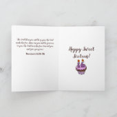 ハッピー スウィート16 カード (内部)