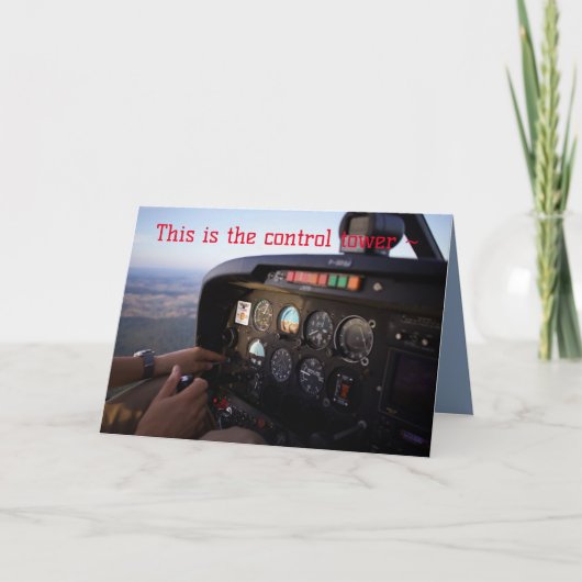 ハッピー・スカイズ バースデーカード サンキューカード (正面)