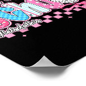 ハッピー+スクール+初日 鉛筆 先生 キッズ Tシャツ ポスター (角)