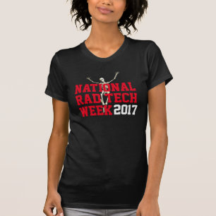 ハッピー・スケルトン「素晴らしい・テク・ウィーク」 Tシャツ