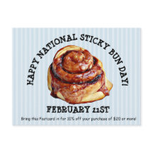 ハッピー スティッキー バン ホリデー ポストカード