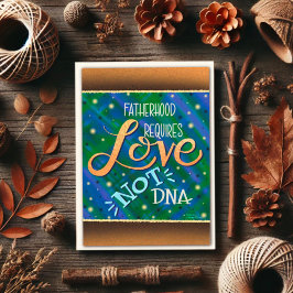 ハッピー（ステップ）父の日DNAインスピレーションカード カード
