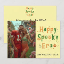 ハッピー スプーキィ エア カード ファミリー フォト ハロウィン