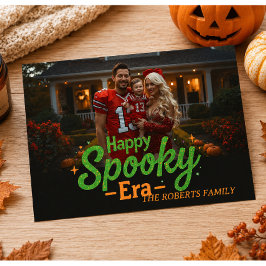 ハッピー・スプーキー時代のカード、ハロウィン2026フォトカード 招待状