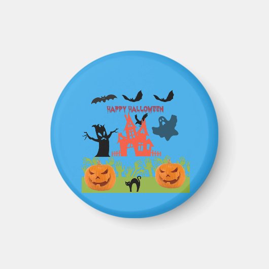 ハッピー スプークタスティック ハロウィン マグネット (正面)
