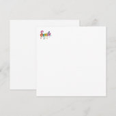 ハッピー スマイル 招待状 (正面/裏面)