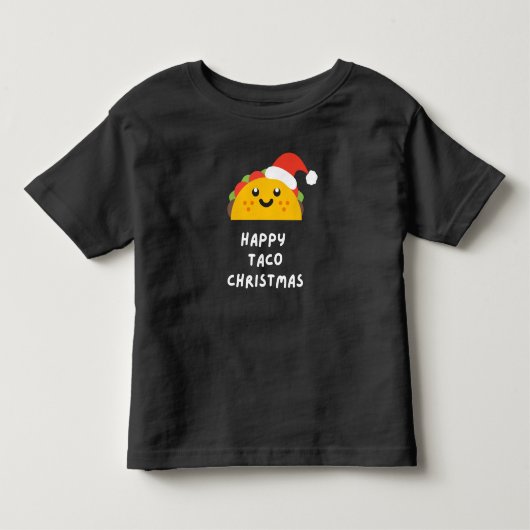 ハッピー タコ クリスマス Tシャツ (正面)