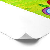 ハッピー・ツリー、生活の木、メキシコのフォークアートスタイル ポスター (角)