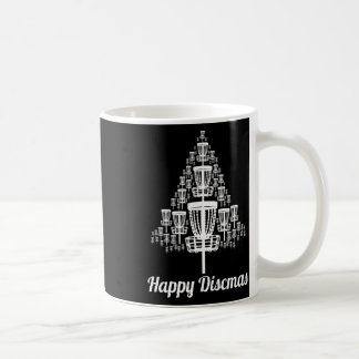 ハッピー ディスクマス クリスマス ツリー スケッチ ディスクゴルフ ディスク G コーヒーマグカップ
