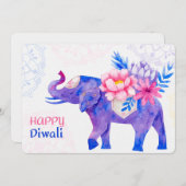 ハッピー・ディワリ シーズンカード (正面/裏面)