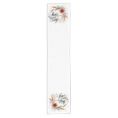 ハッピー デイ フラワリー ショートテーブルランナー (正面)